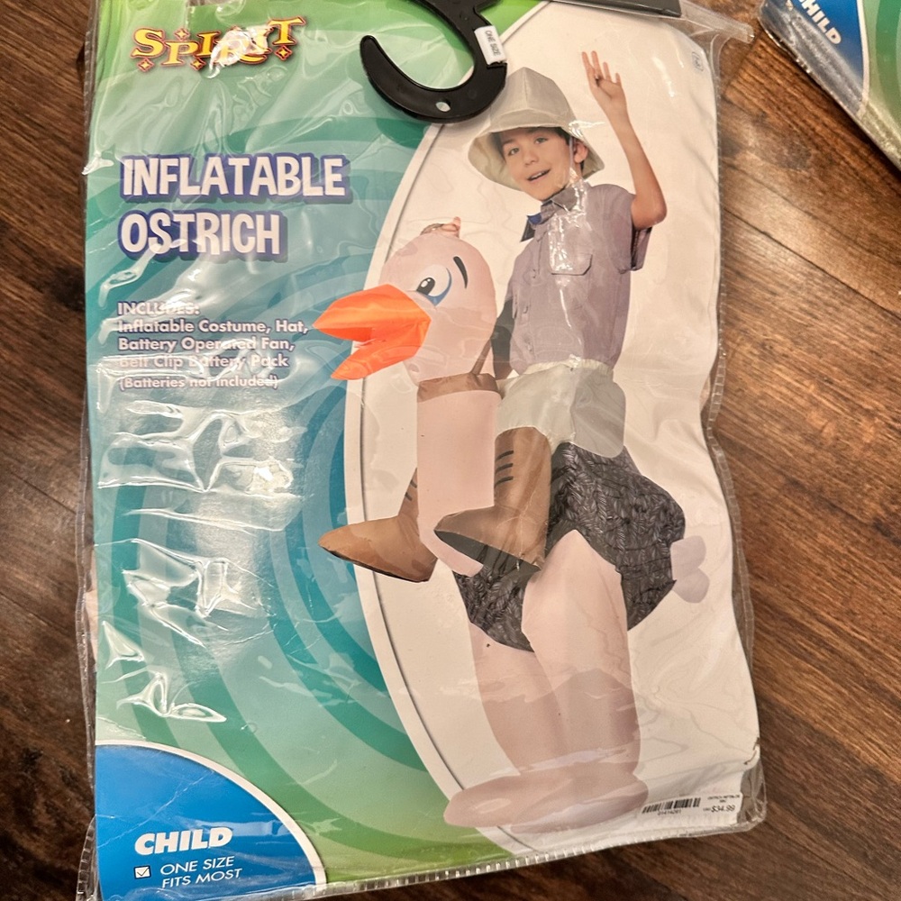 Inflatable Ostrich costume OS